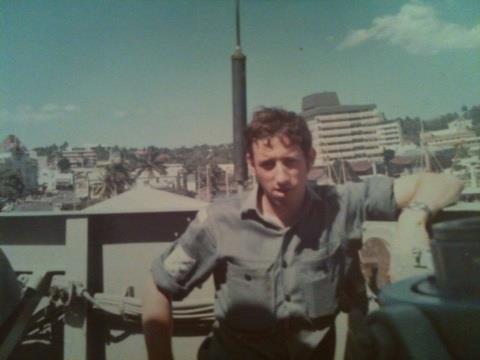 Sailor Don in Suva, Fiji 1974, somewhat hungover