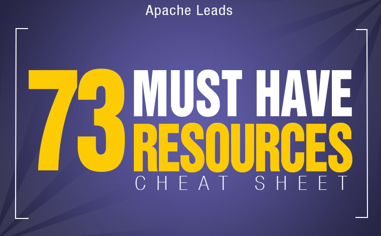 Cheat Sheet: 73 Must have Resources