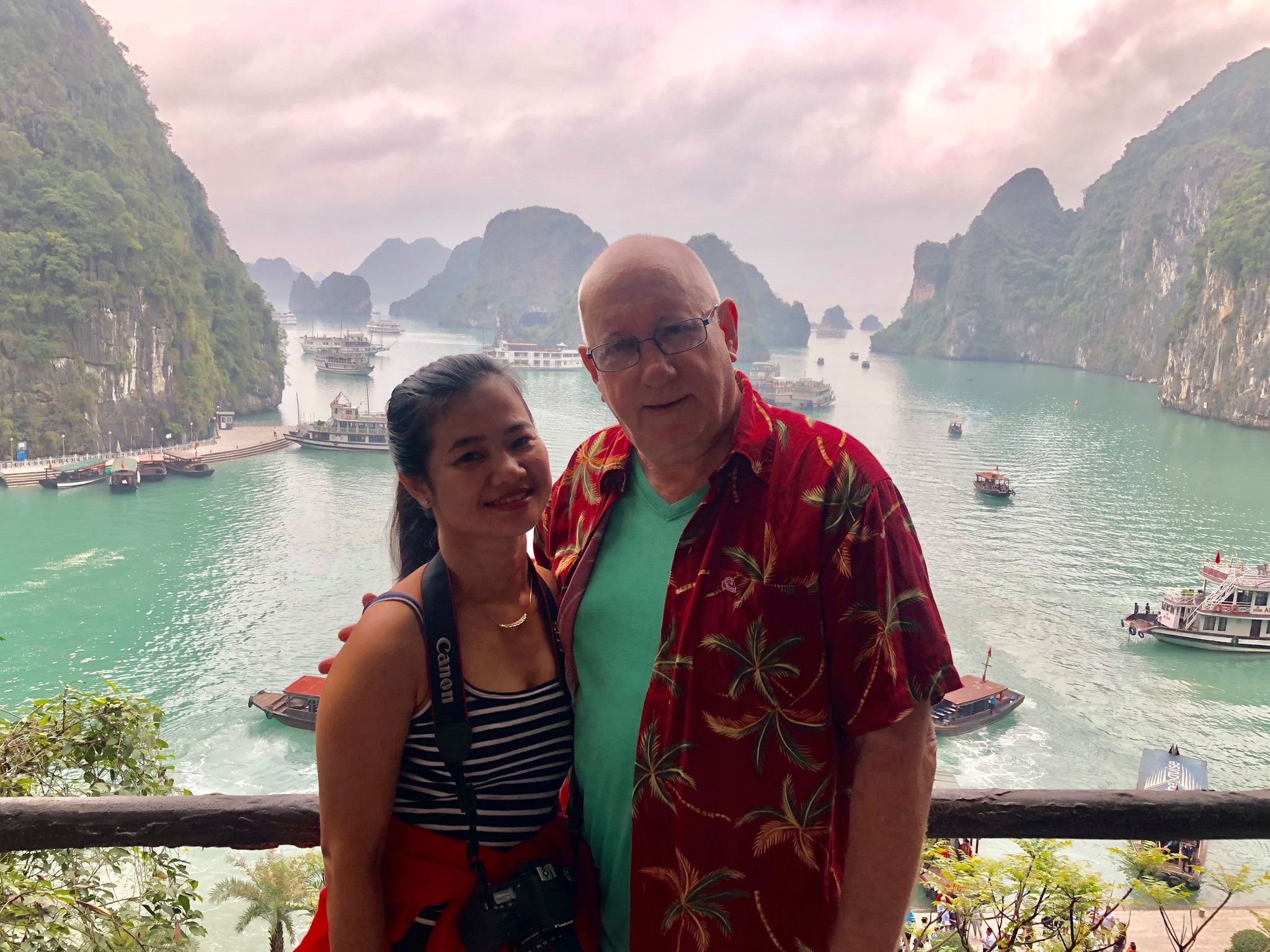 Don & Theary at Halong Bay, Vietnam Don & Theary at Halong Bay, Vietnam