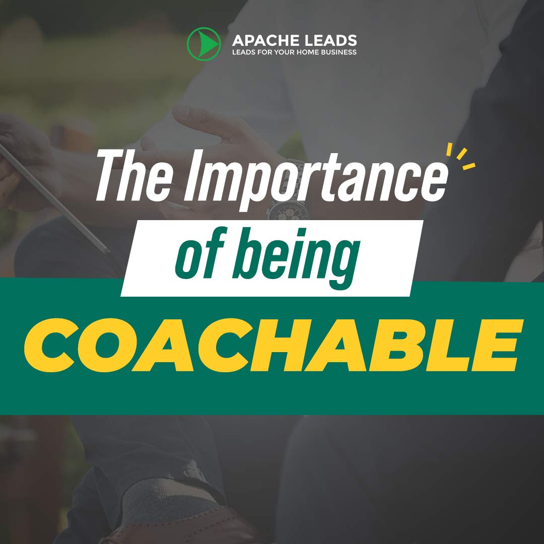 Be Coachable