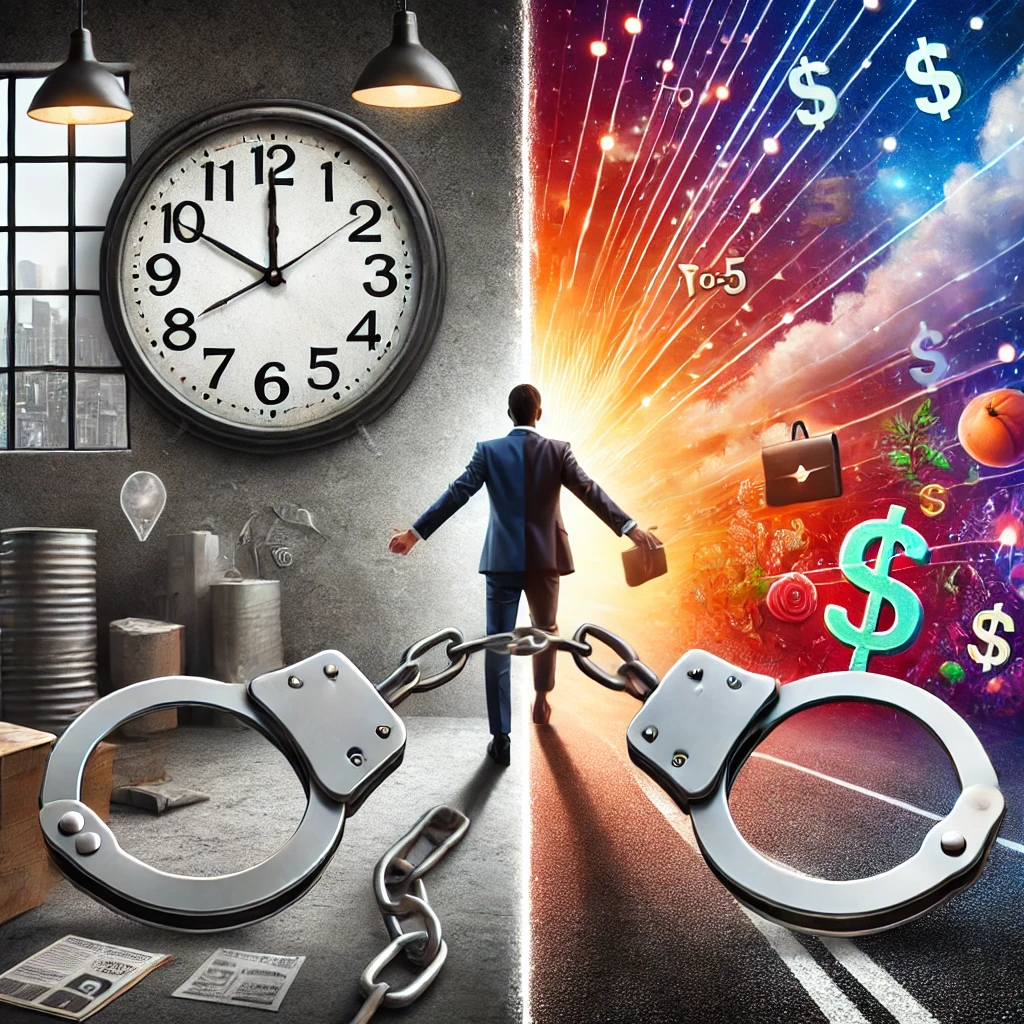 Why Your 9-to-5 is Comfortable Handcuffs & MLM is the Bolt Cutter