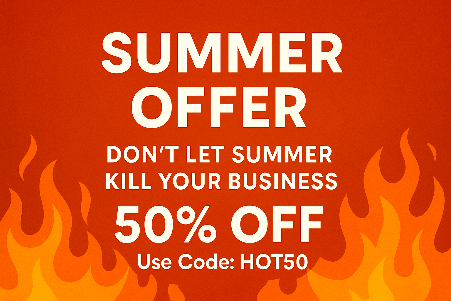 MLM Leads Summer Offer - 50% Off
