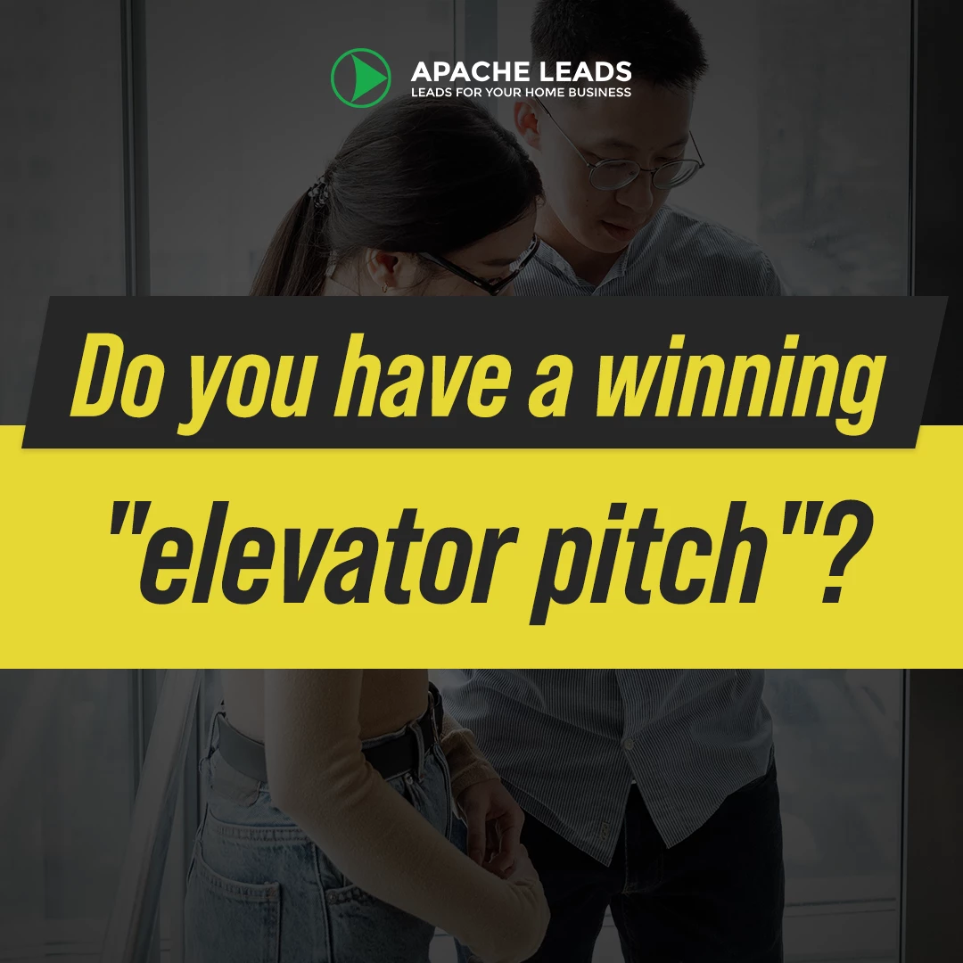 Do you have a winning &quot;elevator pitch&quot;?