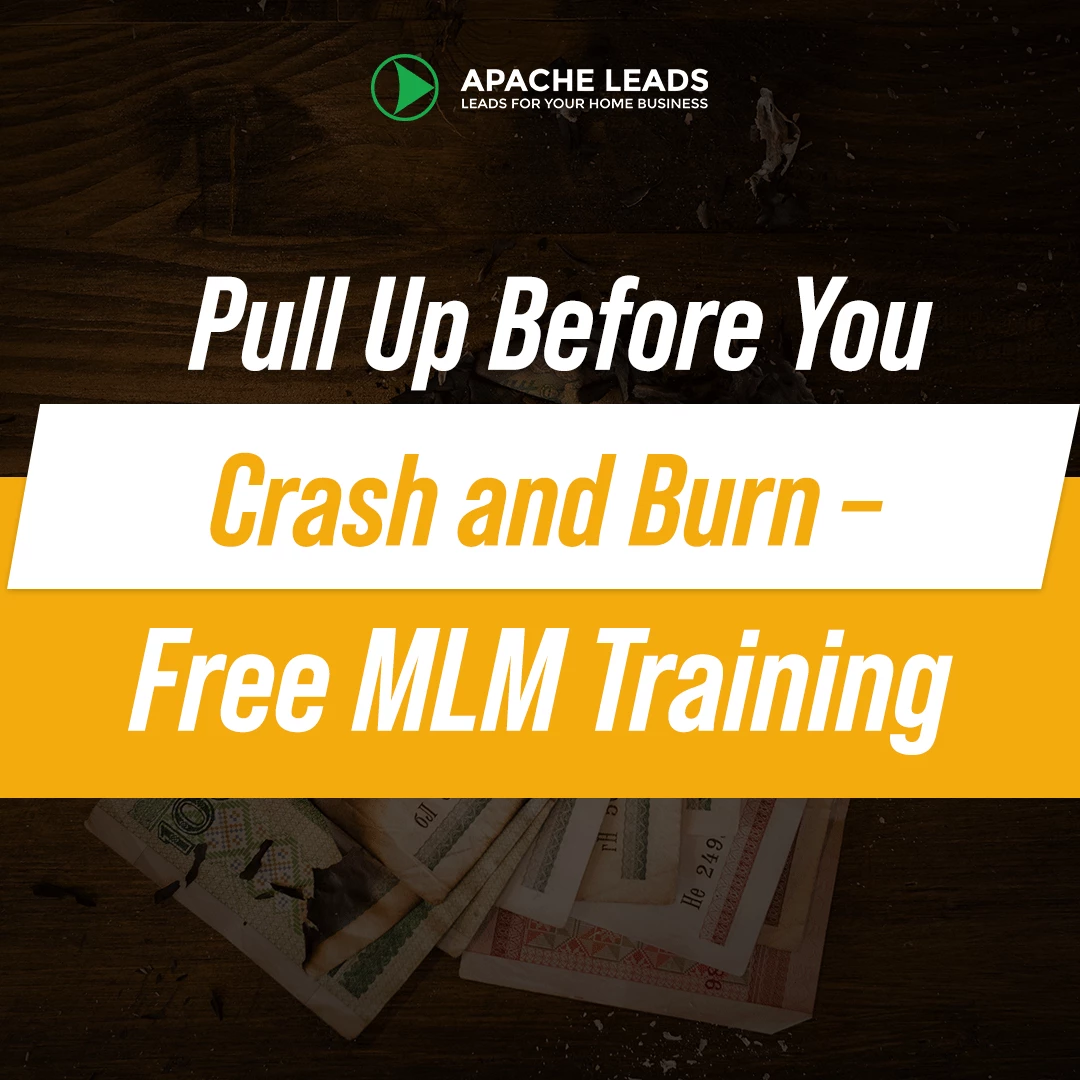 Pull Up Before You Crash and Burn – Free MLM Training