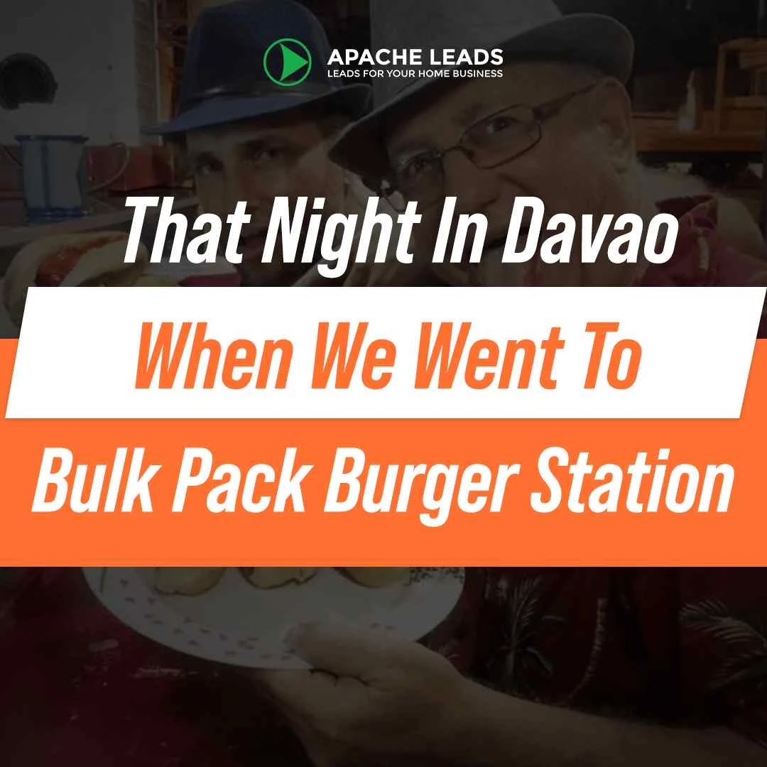 That Night In Davao When We Went To Bulk Pack Burger Station